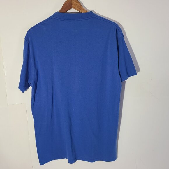Vintage 1986 Titan Sports WWF Hulk Hogan "Hulkasized" Blue XL Single Stitch Tee - Picture 7 of 7